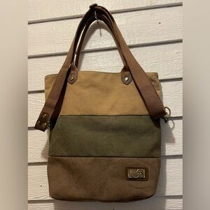 Large Canvas Crossbody Bag